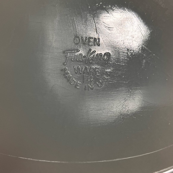 Anchor Hocking Fire King Blue Mosaic 12" Milk Glass Oval Serving Platter - Picture 7 of 7